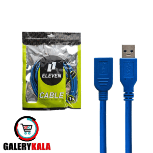 کابل افزایش طول USB 3.0 مدل ELEVEN به طول 0.3 متر