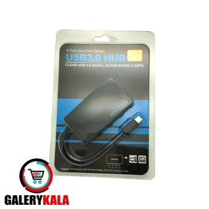 هاب 4 پورت USB-C 3.1 مدل Ultra Thin Design UH-103