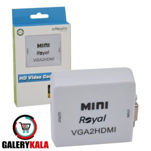 تبدیل VGA به HDMI رویال MINI مدل RC-1002