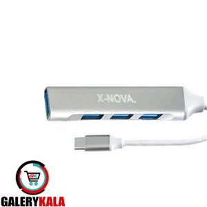 هاب4 پورت Type-C to USB3.0 X-NOVA مدل X910