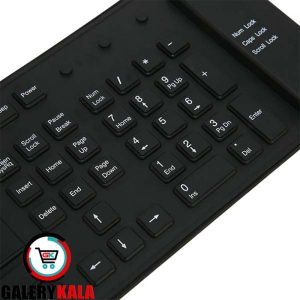 کیبورد ژله ای باسیم مدل Flexible دارای NUMPAD
