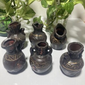 کوزه سفالی کوچک تکی