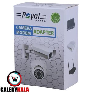 آداپتور دو سر 9V 1 A رویال/ROYAL مدل 0910